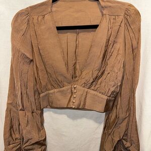 Brown Women's Top